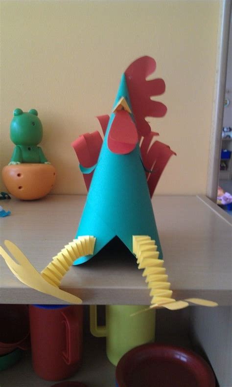 Paper chicken craft for kids | Crafts and Worksheets for Preschool