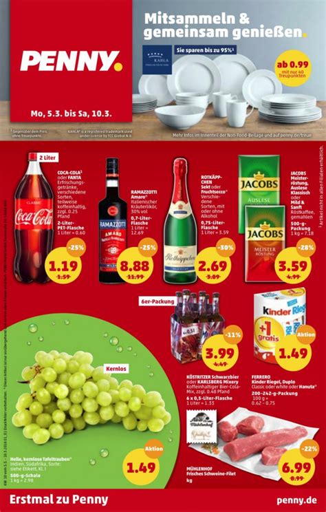 Der penny prospekt zeigt dir jede woche neue günstige produkte. Penny Prospekte gültig von 05.03.2018 bis 10.03.2018