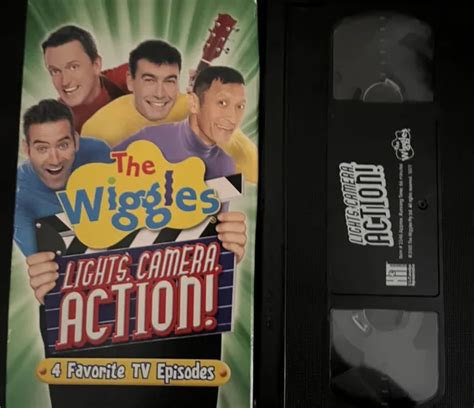 THE WIGGLES LIGHTS Camera Action Vhs RARE PicClick