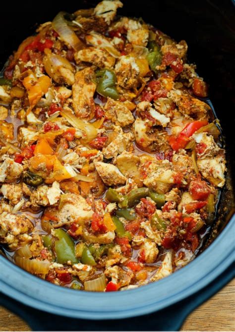 Best Crock Pot Chicken Fajita Recipe Recipes 2 Day