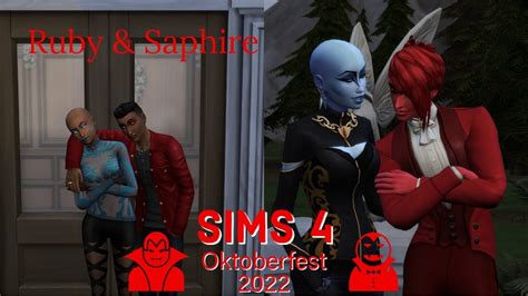 Ruby And Saphire Vampires Sims 4 Oktoberfest 2022 Create A Sim