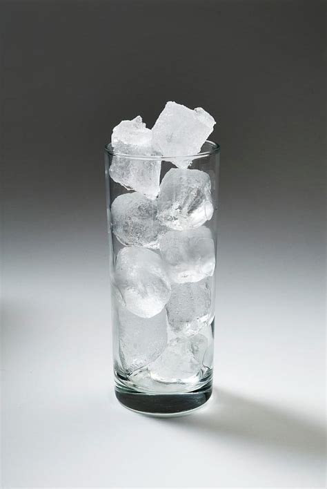 Ice Cubes In A Glass Photograph By Trevor Clifford Photography Pixels