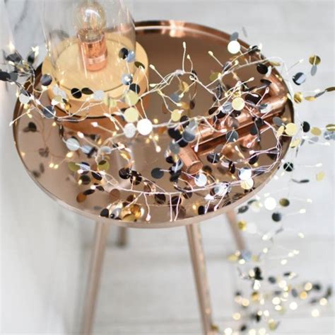 Confetti Gold Fairy Lights By Thelittleboysroom