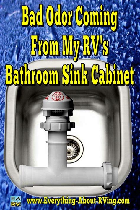 The horrible musty type, sewer, rotten egg odor coming from the kitchen sink in your mobile home is called hydrogen sulfide. Bad Odor Coming From My RV's Bathroom Sink Cabinet ...