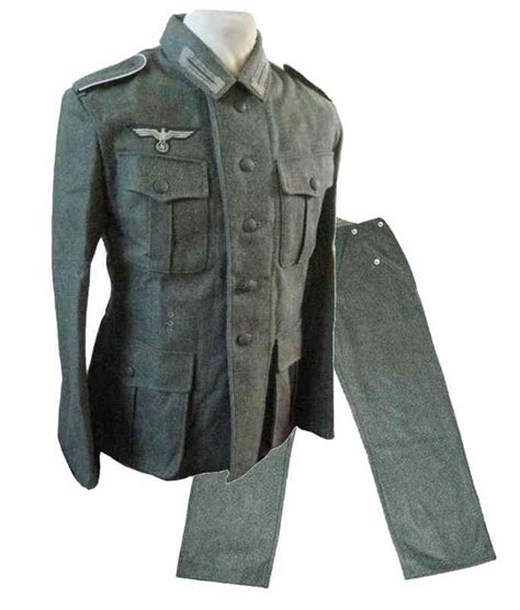 Heer M40 Uniform Set With Insignia Ww2 German Army Uniform