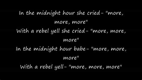 Billy Idol Rebel Yell Lyrics Youtube