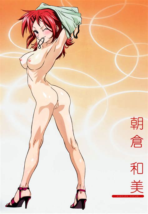 ookaji hiroyuki asakura kazumi mahou sensei negima megami magazine highres nude filter