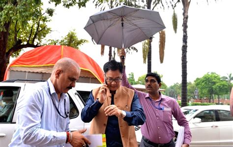 Kiren Rijiju At Parliament