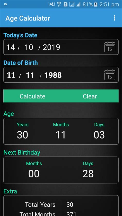 Age Calculator For Android Apk Download