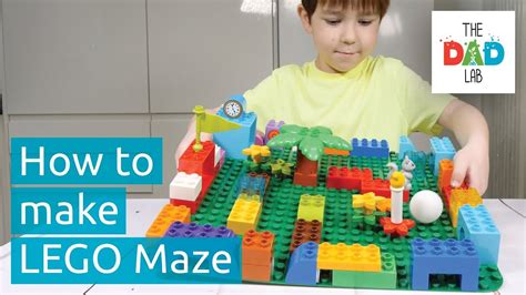 How To Build Lego Maze Simple Diy Kids Games Ad Youtube