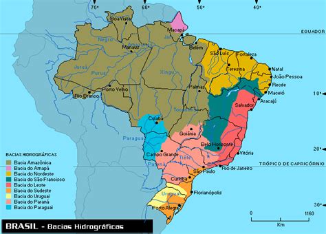 Brasil Hidrografia Brasileiro E Poluição Das Águas As Principais