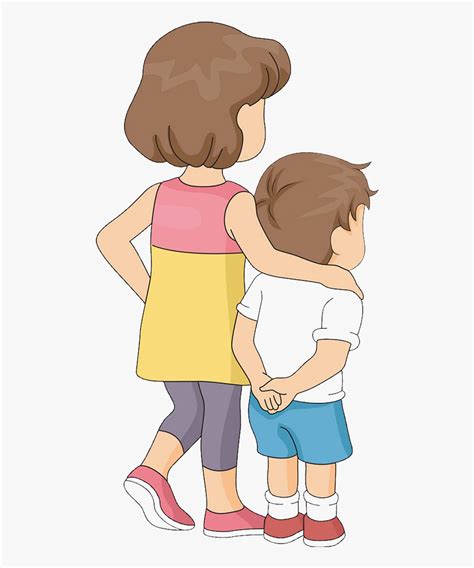 Good Clipart Friendship Love Brother And Elder Sister Free