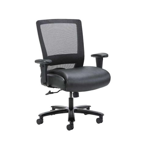 On the plus side, it's cheap and has decent features. Boss Mesh Heavy Duty Chair, 400 lb weight capacity