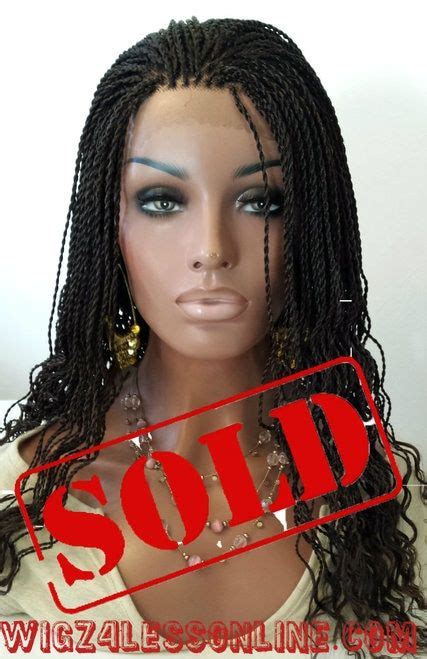 Custom Braided Straight Remy Hair Blend Whole Lace Wig