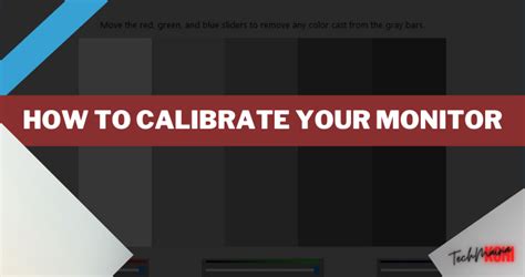 How To Calibrate Your Monitor In Windows 10 2023 Techmaina