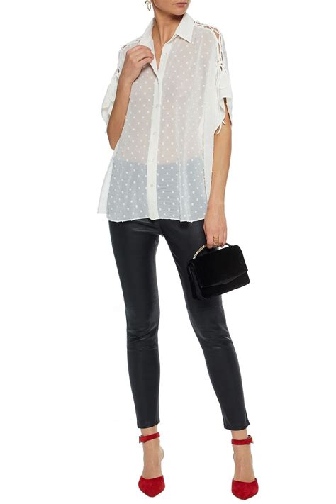 Iro Leather Skinny Pants Sale Up To 70 Off The Outnet