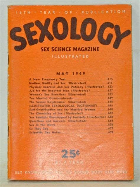 Sexology Sex Science Magazine An Authoritative Guide To Sex Education Free Nude Porn Photos