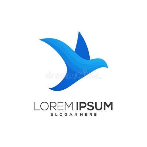 Bird Logo Icon New Business Company Stock Vector Illustration Of