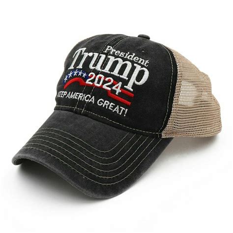 Donald Trump 2024 Hat Kag Usa Flag Camo Keep America Great Mesh Baseball Cap A Ebay