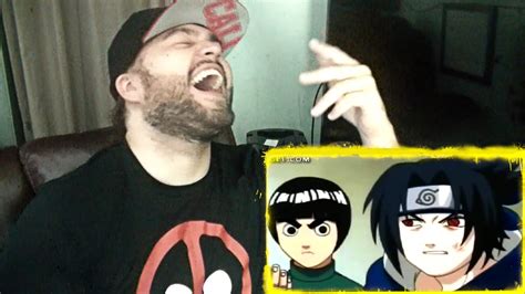 Naruto Sasuke Vs Rock Lee Reaction Youtube