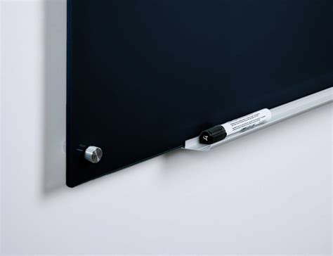 Black Glass Dry Erase Board Perfect For Home And Office Use Audio Visual Direct
