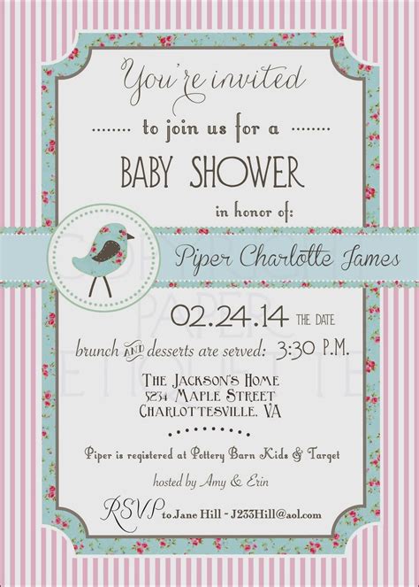 Baby shower gift ideas at beaucoup wedding favors. Baby Shower Invitations Etiquette | FREE Printable Baby ...