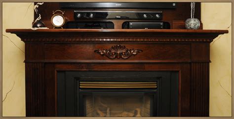 For reclaimed wood mantels and custom fireplace mantels nj, at wood touch llc we produce high quality handcrafted wooden mantels, fireplaces & wood beams shelves surrounds in a variety of unique styles: Custom Solid Wood Fireplace Mantels :: Whitby - Ottawa