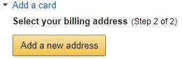 In some cases, the address is setup at the point of purchase but in most scenarios it requires a call to the customer service phone number or an online. How to Add your Visa Gift Card to your Amazon Account - The Awesome Muse