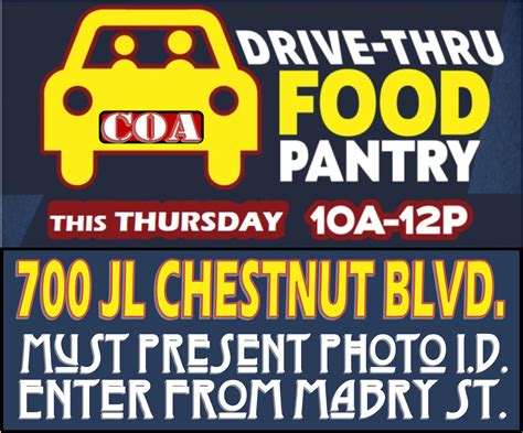 The pantry has served an average of 345 families each month during the past year. Drive-thru Food Pantry Near Me - My Amelia