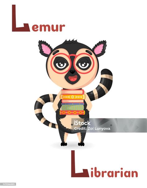 Alphabet Latin Abc Des Professions Animales Commençant Par La Lettre L