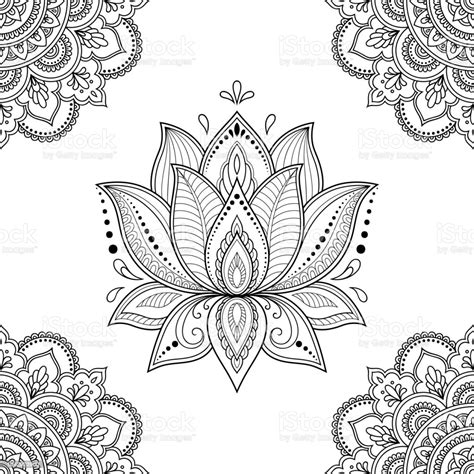 Weitere ideen zu lotusblume, lotus, mandala ausmalen. Sans Soudure De Motifs Décoratifs Dans Un Style Oriental ...
