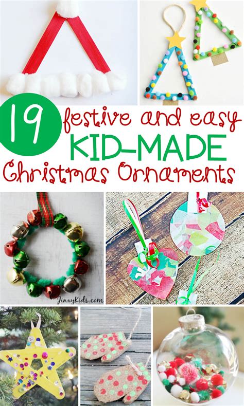 If you're attending a christmas party with kids, they'll be very disappointed if they don't see the star of the show! Festive and Simple Kids' Christmas Ornaments - The ...