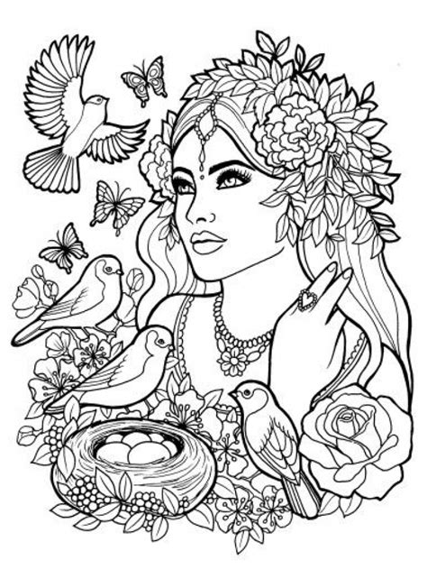 printable elf coloring pages  adults everfreecoloringcom