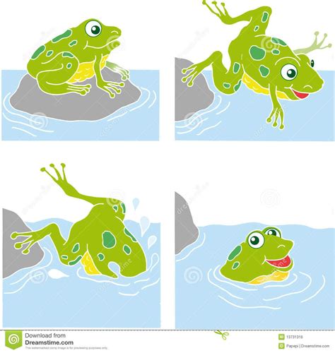 Frog Jumping Stock Illustrations 209 Frog Jumping Stock Illustrations
