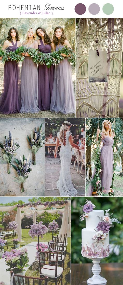 Top 5 Rustic Bohemian Chic Wedding Color Palettes We Love Stylish