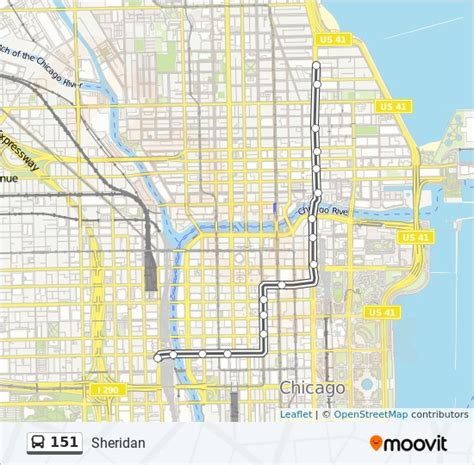 Chicago 151 Bus Route Cta Bus 151 Route Map Genertore2