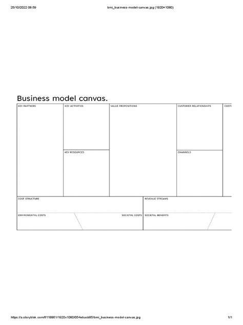 Bmi Business Model Canvas Pdf