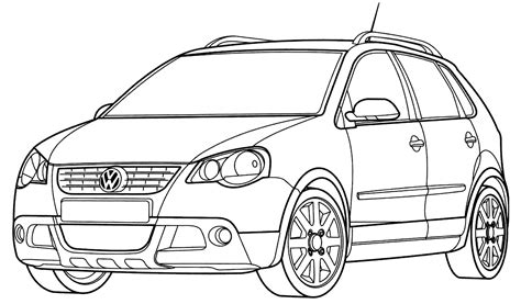 Volkswagen Coloring Page Coloring Page For Kids Coloring Home