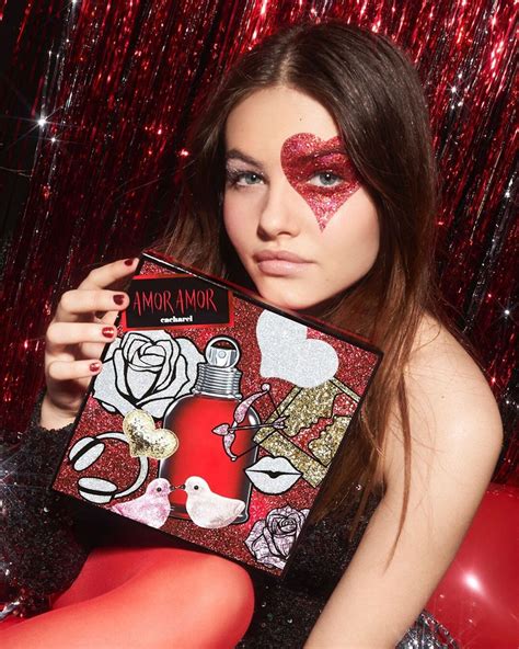 Thylane Blondeau Cacharel Parfums Glitter Parade Holiday Campaign