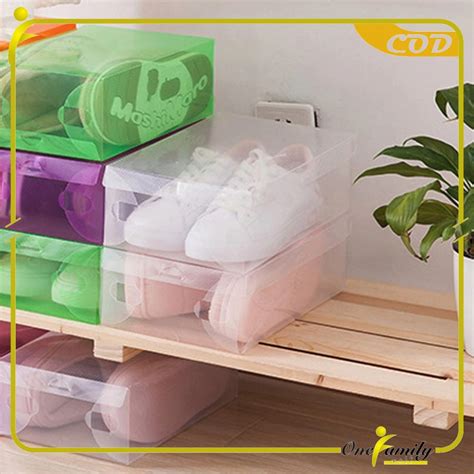Thx ya om broohhh keong yg punya softtunes_band. ONE-C157 Kotak Sepatu Tebal Shoes Box Sepatu Transparan ...