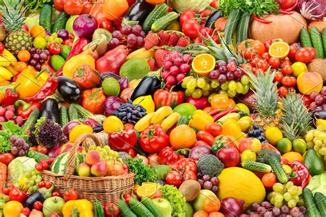 Big Collage Fresh Tasty Vegetables A Containing Fruit Vegetable And