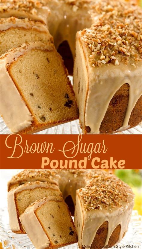 Pound cake recipes are most often used for bundt cakes. Brown Sugar Pound Cake | Brown sugar pound cake, Pound ...