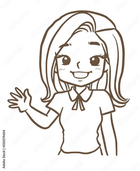 Cartoon Doodle Kawaii Anime Coloring Page Cute Illustration Clipart