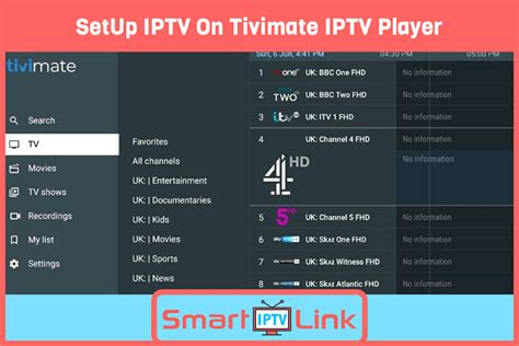 Setup IPTV On TiviMate IPTV Player Smart IPTV Link
