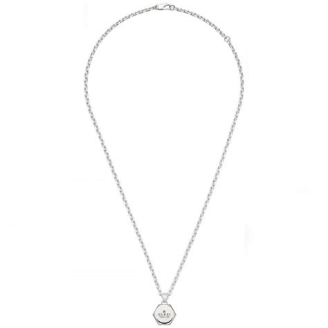 Gucci Trademark Small Hexagonal Cut Necklace Ybb779175001 Francis