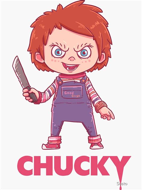 Chucky Sticker For Sale By Susto Redbubble