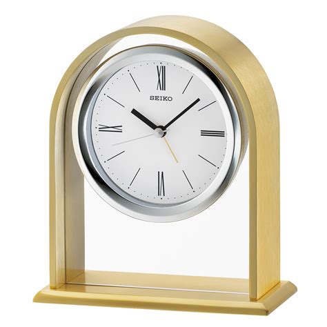 Seiko clocks including seiko mantel clocks and all seiko clocks for sale at discounts. Seiko Gold Tone Desk and Table Alarm Clock