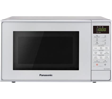 Panasonic Nn K18jmmbpq Compact Microwave With Grill Silver Fast