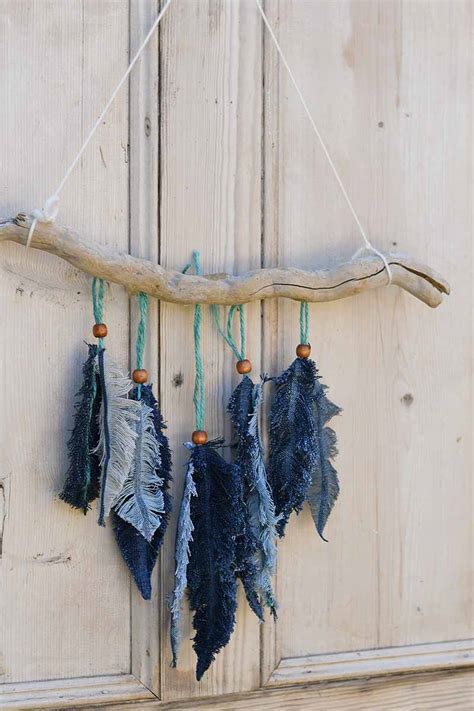 Alibaba.com offers 4,540 feather wall hanging products. How To Make Denim Feather Wall Decor - Pillar Box Blue