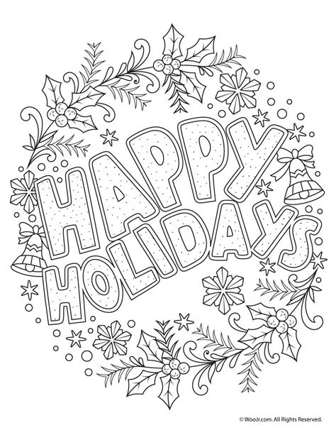 Christmas coloring pages for adults capture so much more than a cheery santa or. Pin on Coloring
